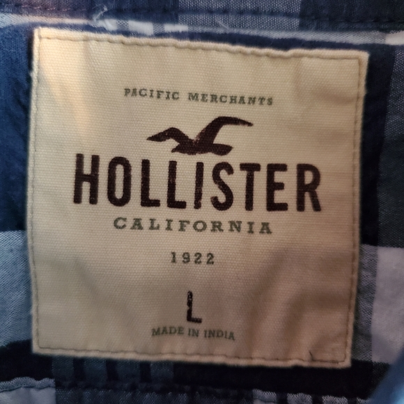 Hollister Mens Casual Button Up Shirt 👕 Size L - Picture 6 of 7